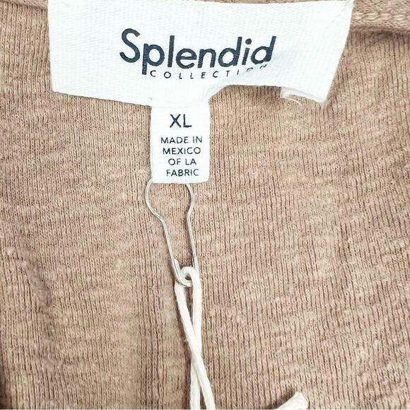 Splendid Knit Racerback Belted Maxi Dress, Size XL - Picture 7 of 11